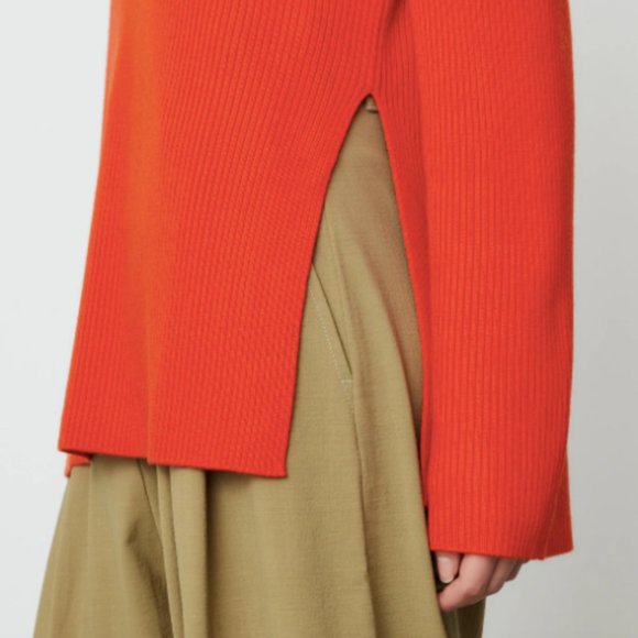 Studio Nicholson Ettore Knit Sweater in Japan Red - Picture 7 of 14